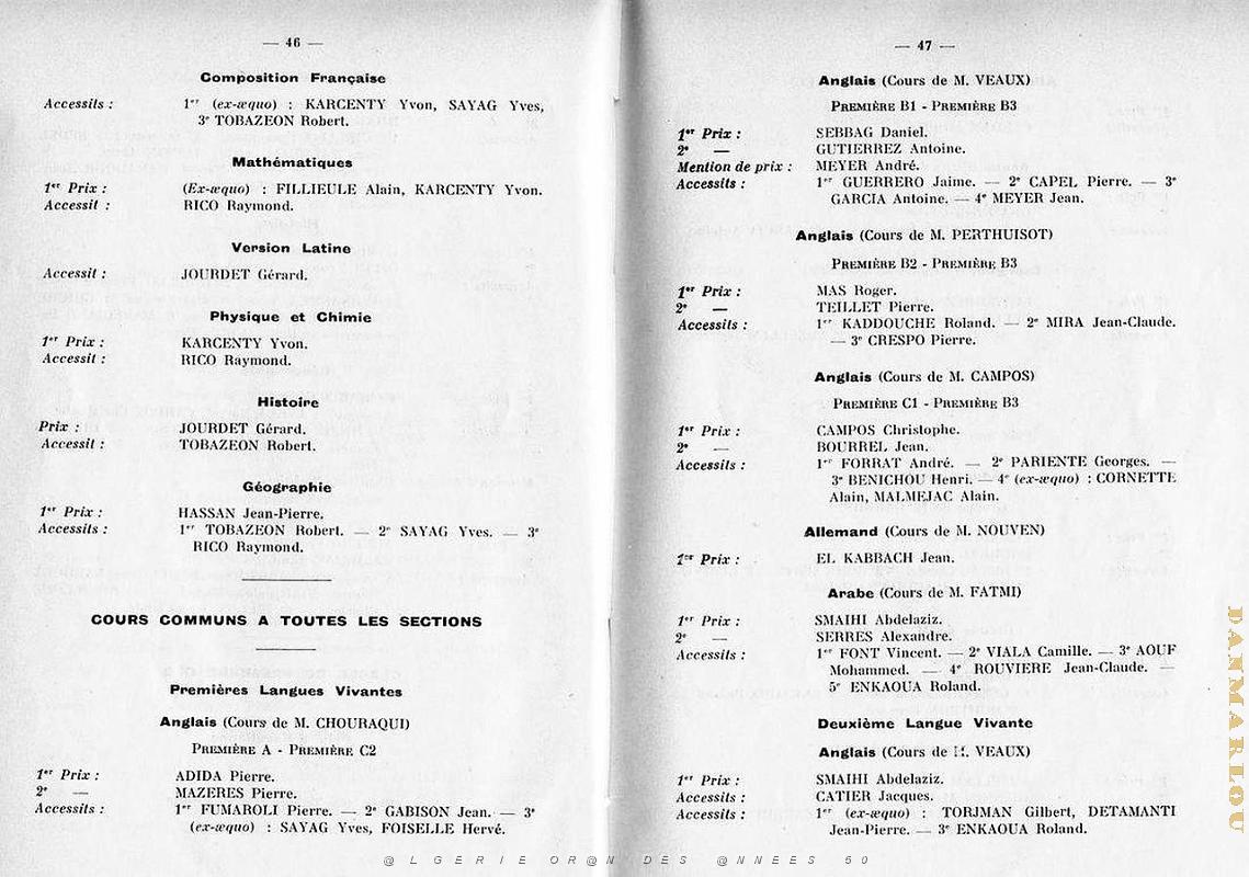 LYCEE LAMORICIERE DISTRIBUTIONS PRIX  29 JUIN 1955   (26).JPG